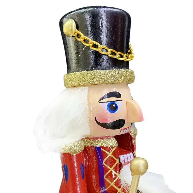 Wooden Nutcracker Christmas Decorations Soldier Figures Handmade